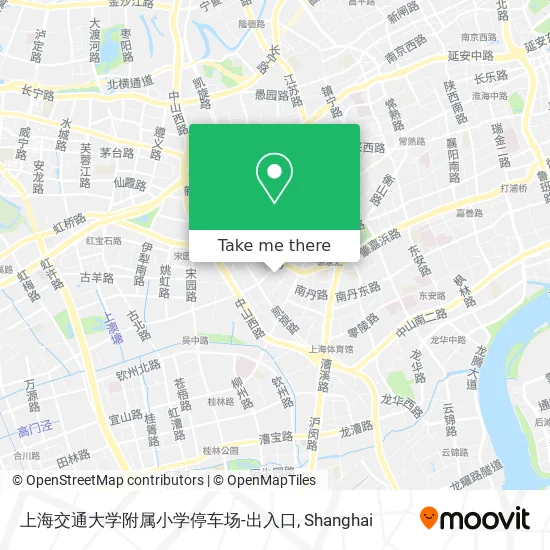 上海交通大学附属小学停车场-出入口 map