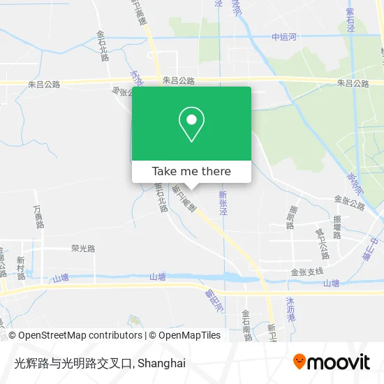 光辉路与光明路交叉口 map