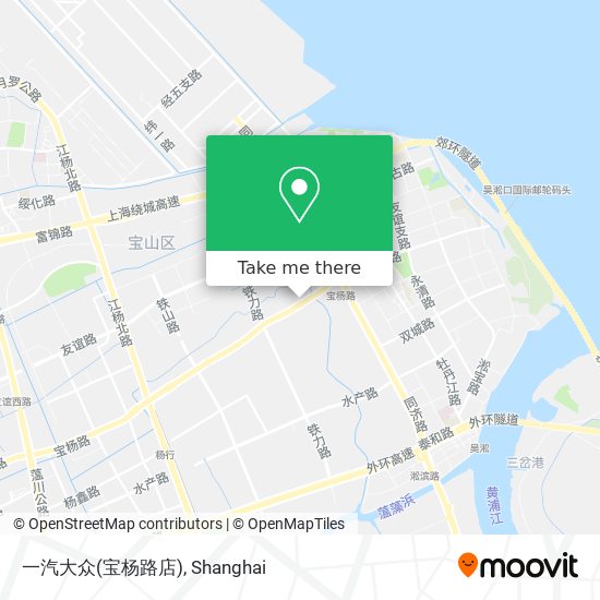 一汽大众(宝杨路店) map