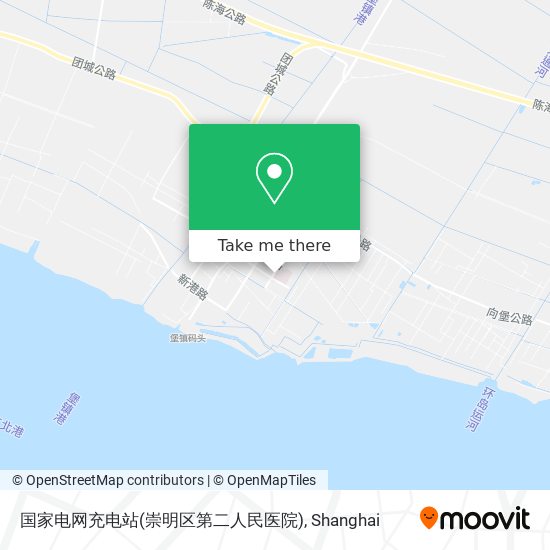 国家电网充电站(崇明区第二人民医院) map