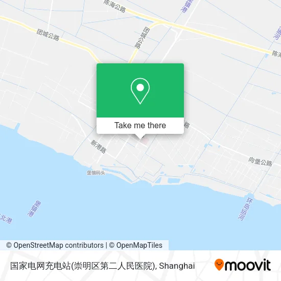 国家电网充电站(崇明区第二人民医院) map