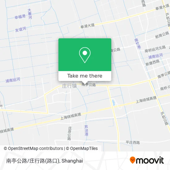 南亭公路/庄行路(路口) map