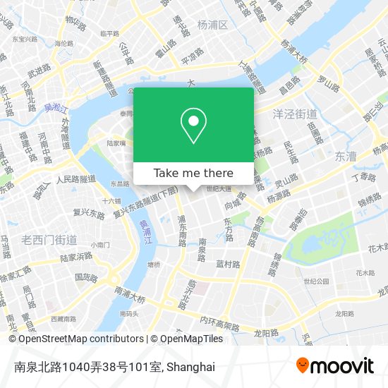 南泉北路1040弄38号101室 map