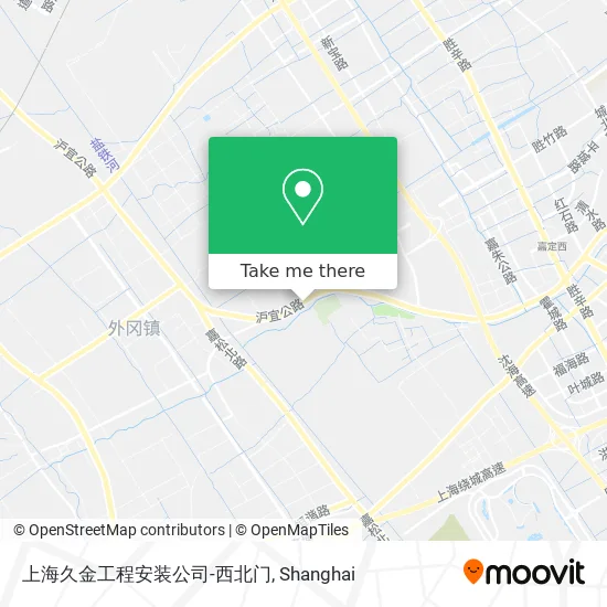 上海久金工程安装公司-西北门 map