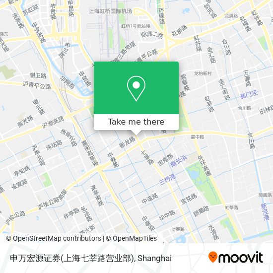 申万宏源证券(上海七莘路营业部) map