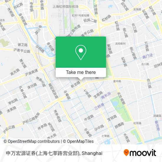 申万宏源证券(上海七莘路营业部) map