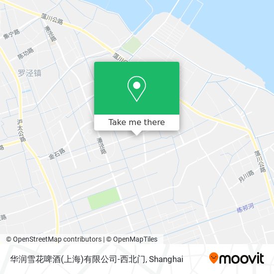 华润雪花啤酒(上海)有限公司-西北门 map