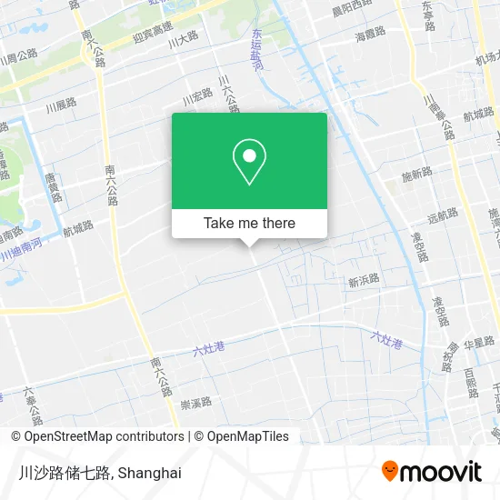 川沙路储七路 map
