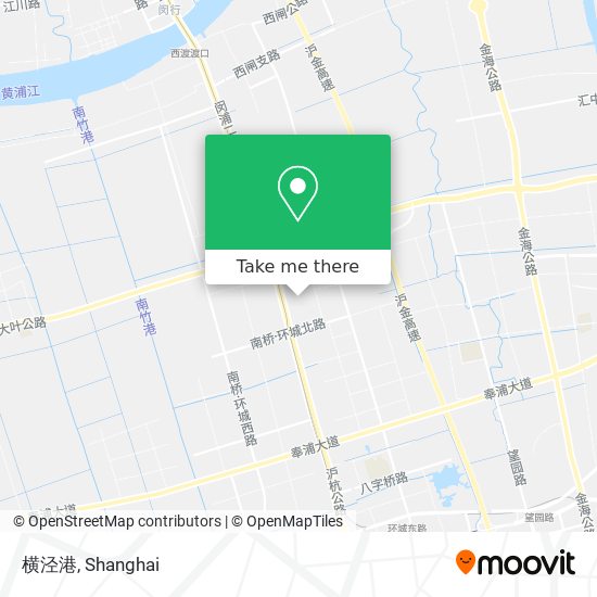 横泾港 map