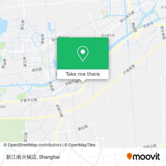 新江南火锅店 map