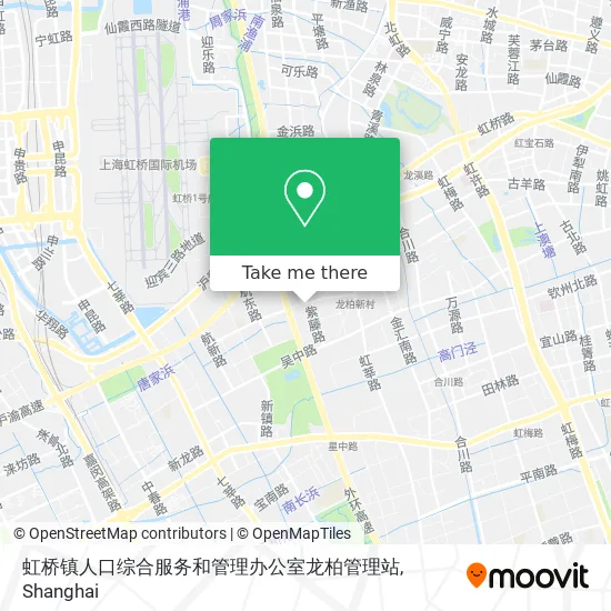 虹桥镇人口综合服务和管理办公室龙柏管理站 map