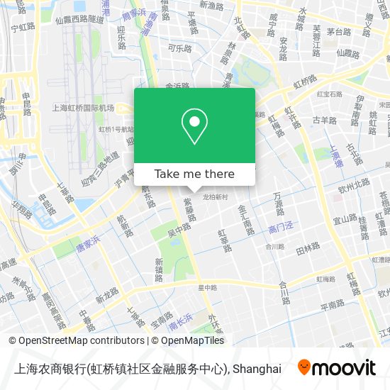 上海农商银行(虹桥镇社区金融服务中心) map