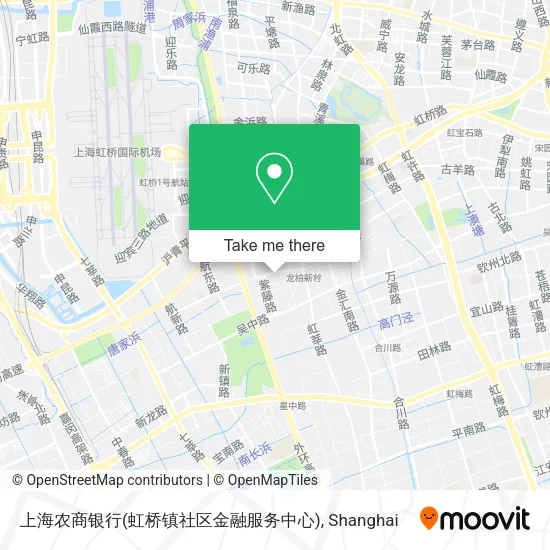上海农商银行(虹桥镇社区金融服务中心) map