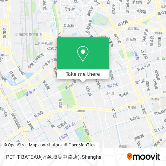 PETIT BATEAU(万象城吴中路店) map