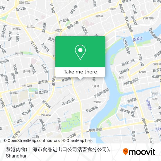 恭港肉食(上海市食品进出口公司活畜禽分公司) map