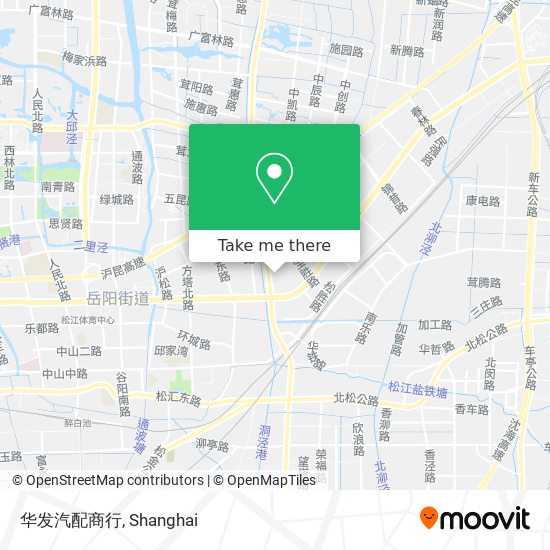 华发汽配商行 map