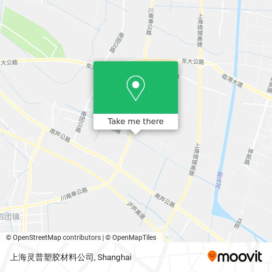 上海灵普塑胶材料公司 map