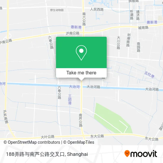 188弄路与南芦公路交叉口 map