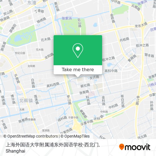 上海外国语大学附属浦东外国语学校-西北门 map
