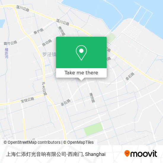 上海仁添灯光音响有限公司-西南门 map