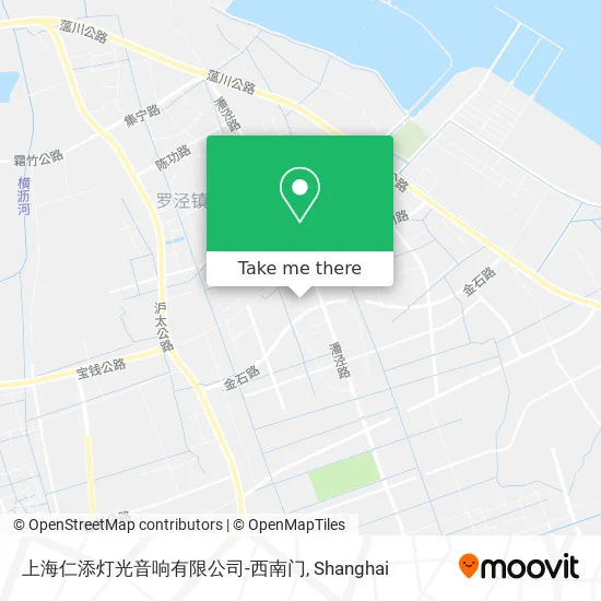上海仁添灯光音响有限公司-西南门 map