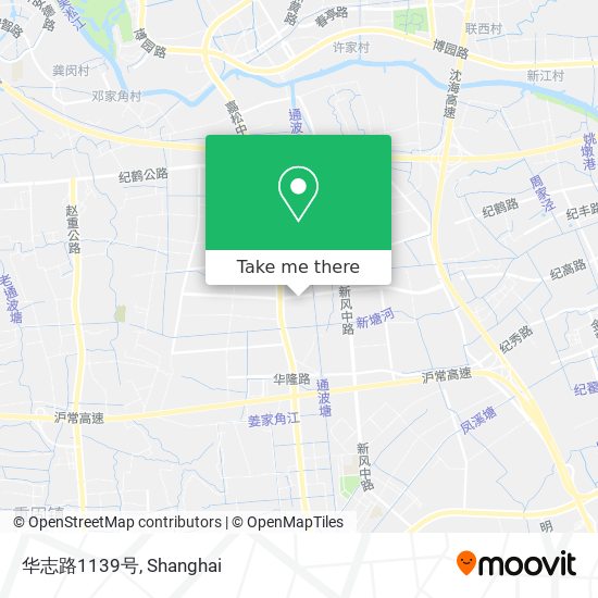 华志路1139号 map