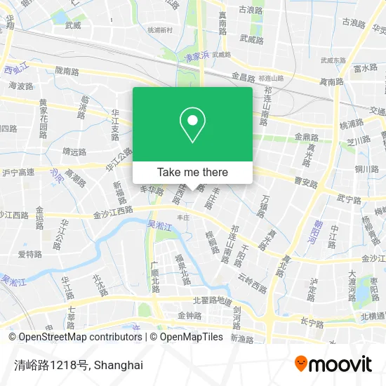 清峪路1218号 map