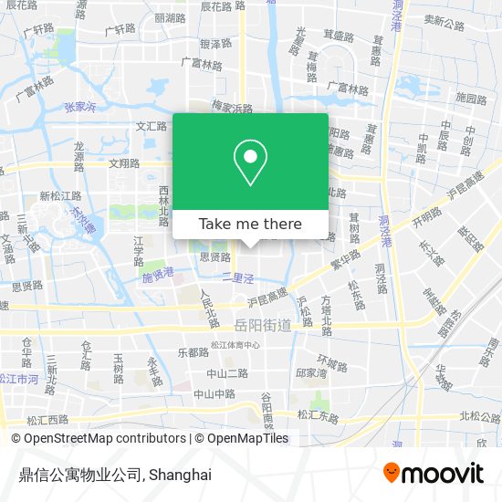 鼎信公寓物业公司 map