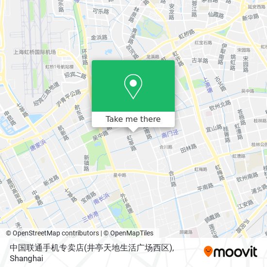 中国联通手机专卖店(井亭天地生活广场西区) map