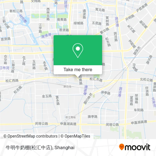 牛明牛奶棚(松汇中店) map