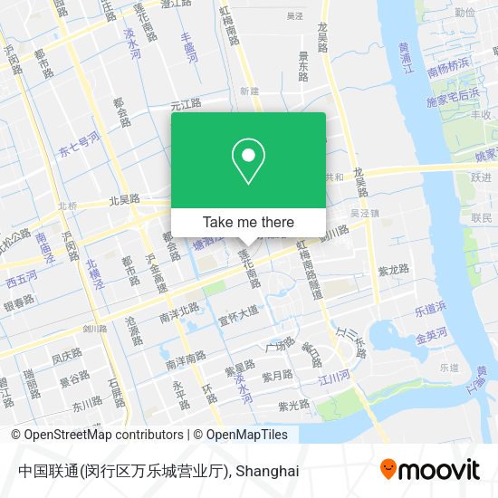 中国联通(闵行区万乐城营业厅) map