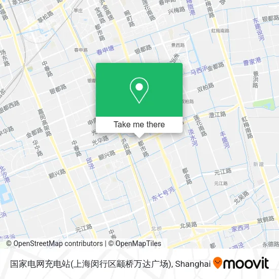 国家电网充电站(上海闵行区颛桥万达广场) map