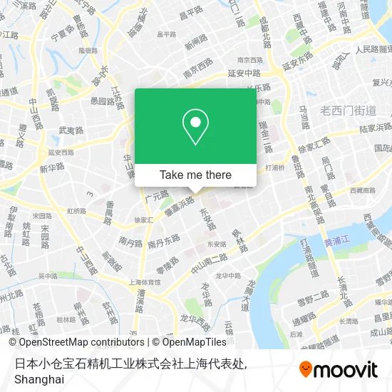 日本小仓宝石精机工业株式会社上海代表处 map