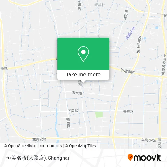 恒美名妆(大盈店) map