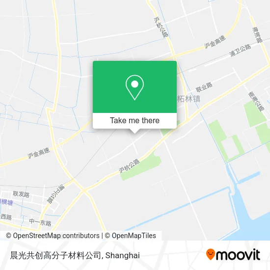 晨光共创高分子材料公司 map