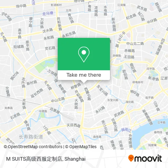 M SUITS高级西服定制店 map