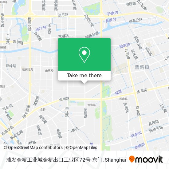 浦发金桥工业城金桥出口工业区72号-东门 map