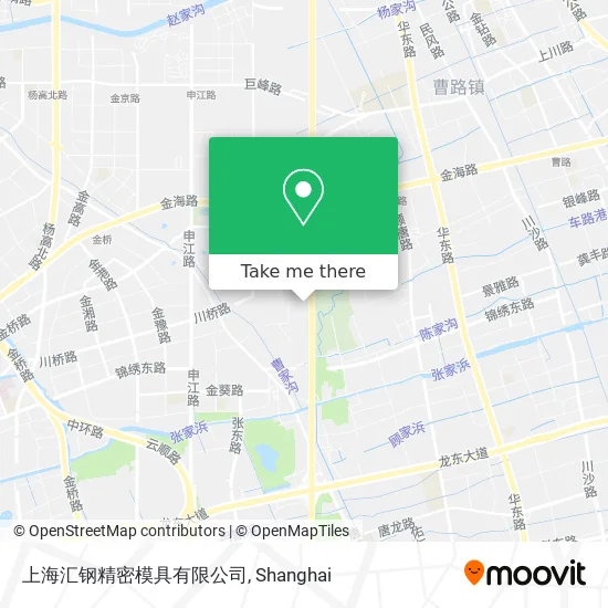 上海汇钢精密模具有限公司 map