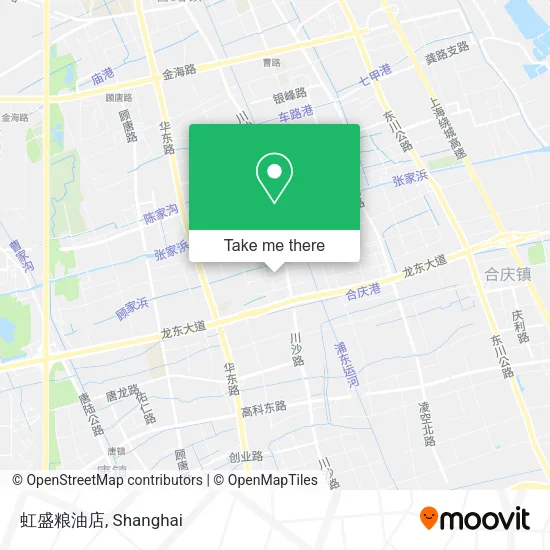虹盛粮油店 map
