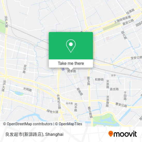 良发超市(新源路店) map