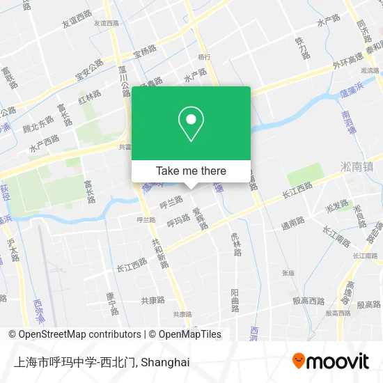 上海市呼玛中学-西北门 map