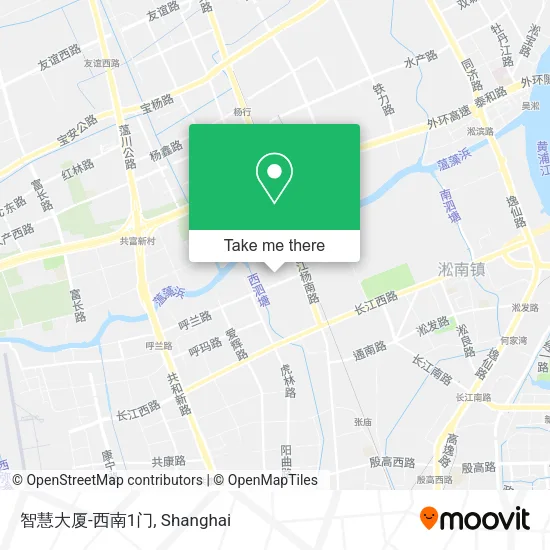 智慧大厦-西南1门 map