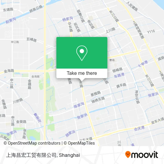 上海昌宏工贸有限公司 map