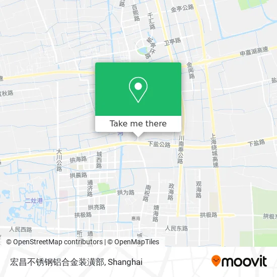 宏昌不锈钢铝合金装潢部 map