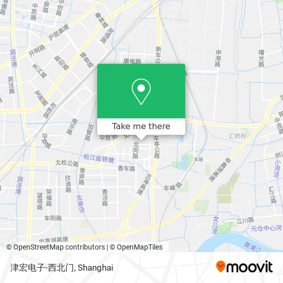 津宏电子-西北门 map