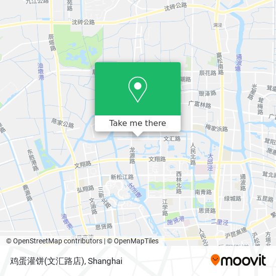 鸡蛋灌饼(文汇路店) map