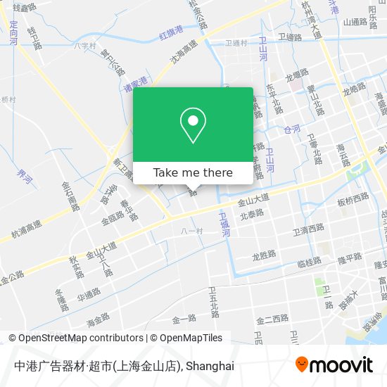 中港广告器材·超市(上海金山店) map