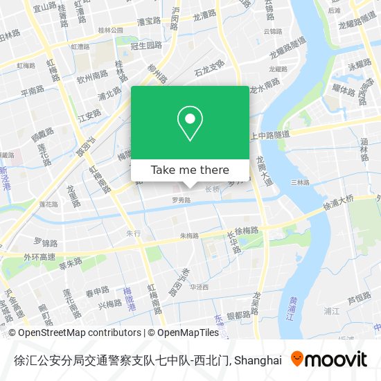 徐汇公安分局交通警察支队七中队-西北门 map