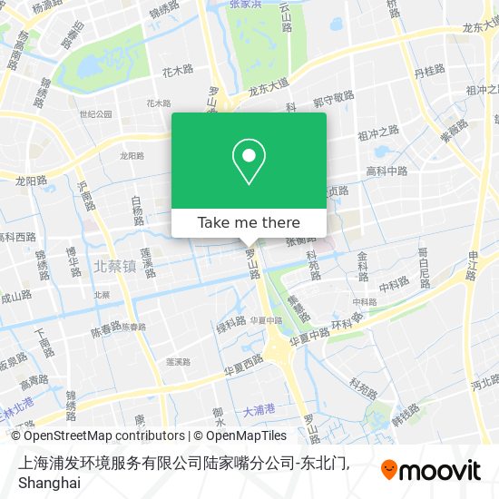 上海浦发环境服务有限公司陆家嘴分公司-东北门 map