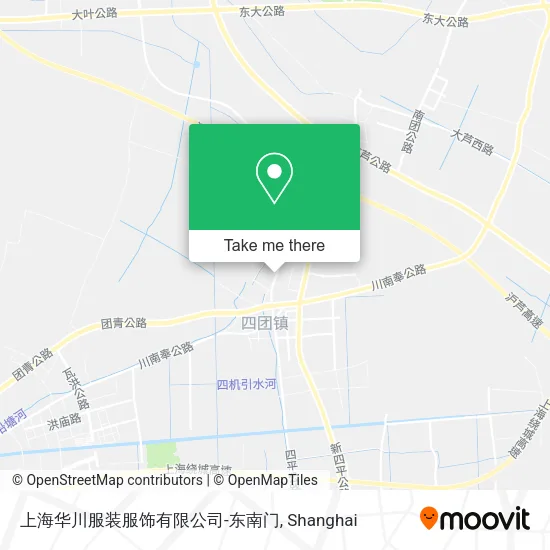 上海华川服装服饰有限公司-东南门 map
